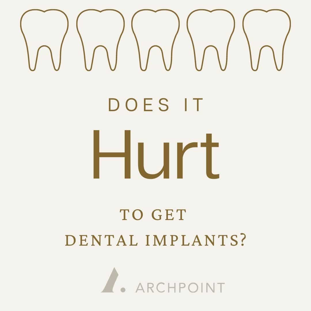 is it painful to get dental implants