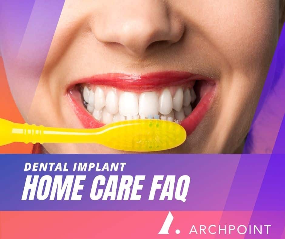 cleaning dental implants